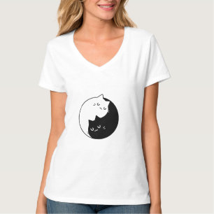 niedliches Design der Liebe Yan und Yang T-Shirt