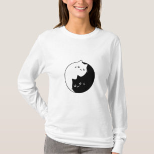 niedliches Design der Liebe Yan und Yang T-Shirt