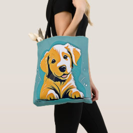 Niedliches Design der Puppy Art