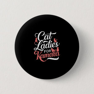 Niedliches Design - Katzen Ladys für Kamala mit Ka Button