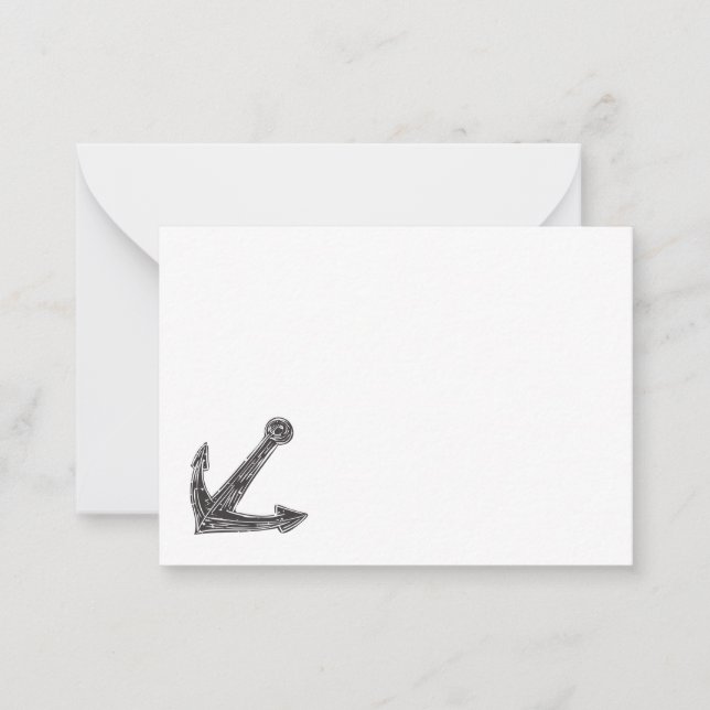 Niedliches Design Mitteilungskarte (Vorderseite)