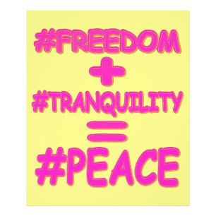 niedliches Design "PEACE EQUATION". Jetzt kaufen Fotodruck