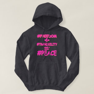 niedliches Design "PEACE EQUATION". Jetzt kaufen Hoodie