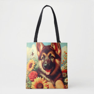 Niedliches deutsches Shepherd-Welpenbild