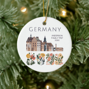 Niedliches Deutschland Keramik Ornament
