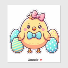 niedliches die Huhn Aufkleber