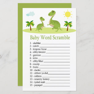 Niedliches Dinosaur Baby Wortspiel