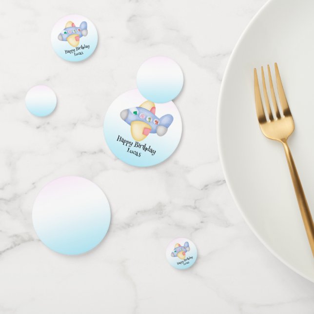 Niedliches Dinosaurier-Flugzeug Student Kindergebu Konfetti (Gruppe)