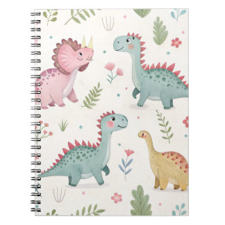 Niedliches Dinosaurier-Notebook für Kinder Notizblock