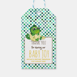 Niedliches Dinsoaur Hatching Ei Baby Shower Boy Gi Geschenkanhänger