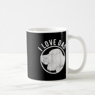 Niedliches Dog Thema Väter Tag Shirt I Liebe Vater Kaffeetasse