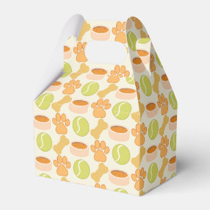 Niedliches Dog Tog Muster Design Bevorzugung Box Geschenkschachtel