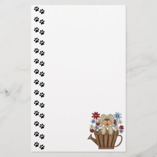 Niedliches Dog Watering kann Verkleidung Briefpapier