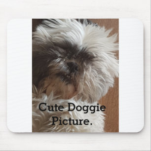 Niedliches Doggie-Bild Mousepad