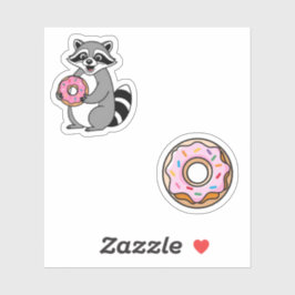 Niedliches Donut Sticker Set - Kawaii & farbenfroh