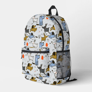 Niedliches Doodle-Dog-Muster Bedruckter Rucksack