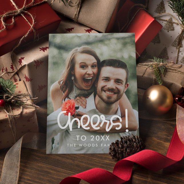 Niedliches Drehbuch zum Neujahrsfest 2026 Feiertagskarte (Von Creator hochgeladen)