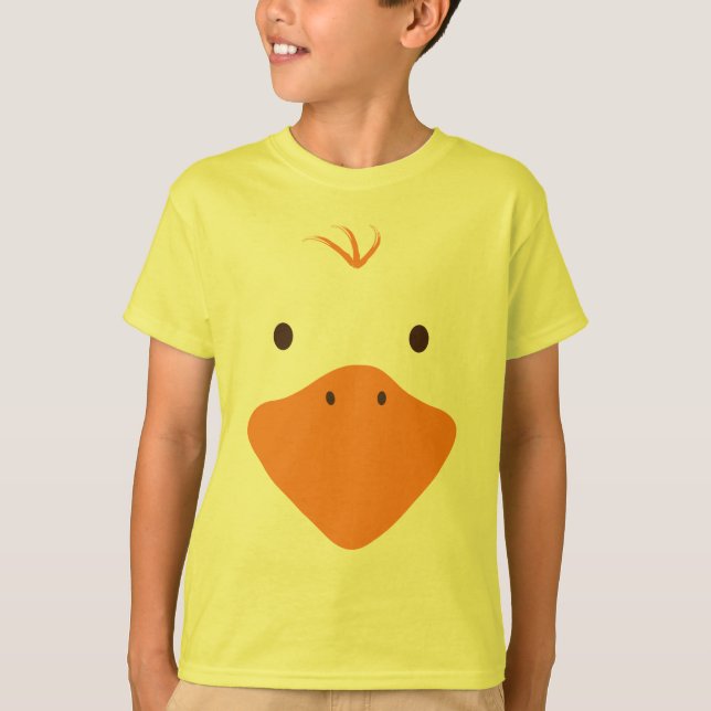 Niedliches Ducky Face T-Shirt (Vorderseite)
