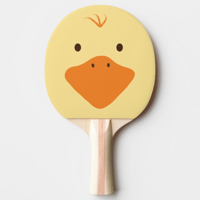 Niedliches Ducky Face Tischtennis Schläger (Vorderseite)