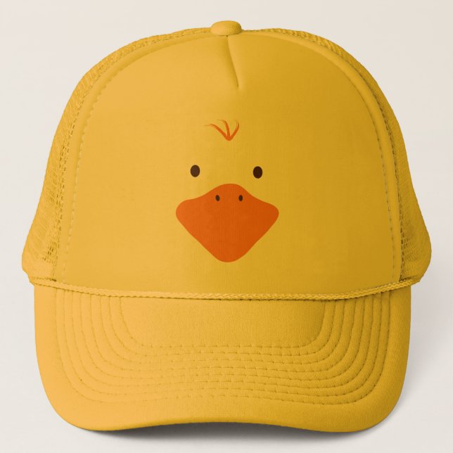 Niedliches Ducky Face Truckerkappe (Vorderseite)