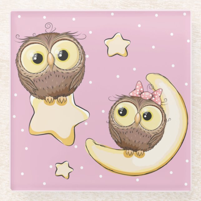 Niedliches Ei Glasuntersetzer (Vorderseite)