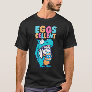 Niedliches Ei Keller Bunny Dinosaur Umarmeier T-Shirt