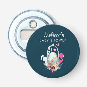 Niedliches Ei, rosa Flamingo u. Häschen, Flaschenöffner