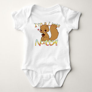Niedliches Eichhörnchen-Baby-Shirt Baby Strampler