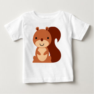 Niedliches Eichhörnchen-Baby-Shirt Baby T-shirt