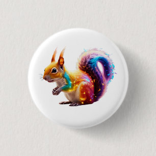 Niedliches Eichhörnchen Button