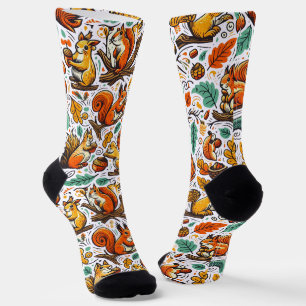 Niedliches Eichhörnchen Gemütliche Socken - Tierfr