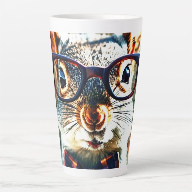Niedliches Eichhörnchen Milchtasse (Vorderseite)
