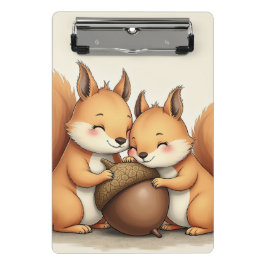 niedliches Eichhörnchen Mini Klemmbrett