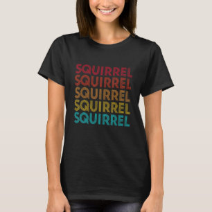 Niedliches Eichhörnchen mit Squeaksound Retro Vint T-Shirt
