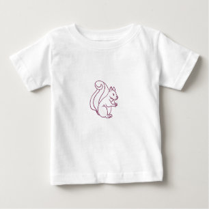 Niedliches Eichhörnchen, modern Baby T-shirt