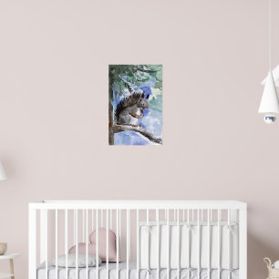 Niedliches Eichhörnchen Poster
