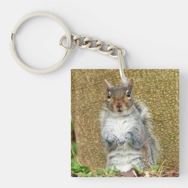 Niedliches Eichhörnchen Schlüsselanhänger (Vorderseite)
