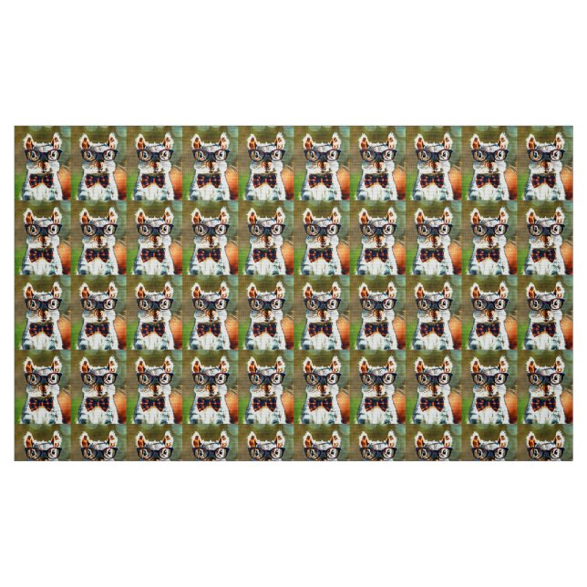 Niedliches Eichhörnchen Stoff (Fat Quarter (45,7 x 55,9 cm))