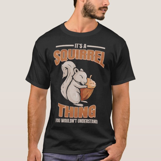 Niedliches Eichhörnchen T-Shirt (Vorderseite)