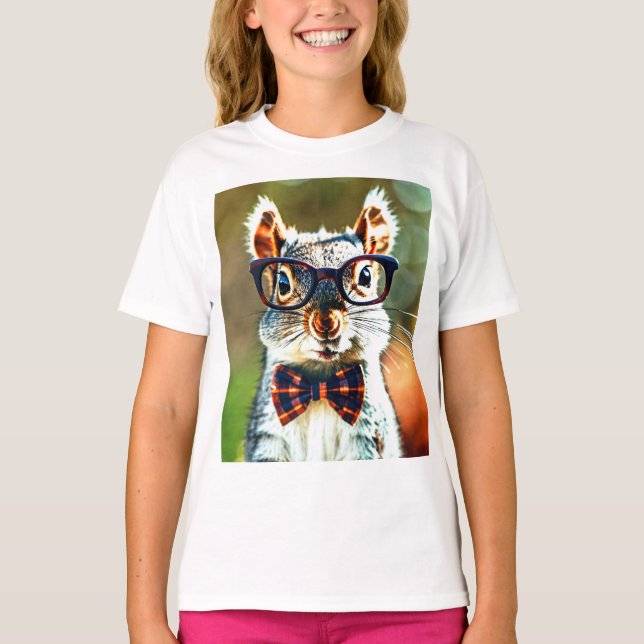 Niedliches Eichhörnchen T-Shirt (Vorderseite)
