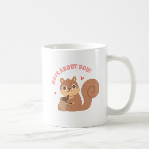 Niedliches Eichhörnchen über euch lustige Puppe Kaffeetasse