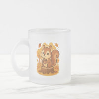 Niedliches Eichhörnchen und Laptop-Kaffee-Tasse