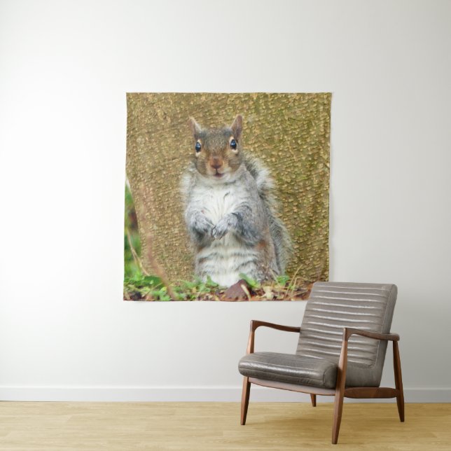 Niedliches Eichhörnchen Wandteppich (Beispiel)