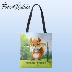Niedliches Eichhörnchen Woodland Animal Cartoon Gr