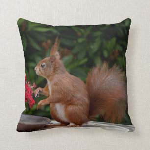 Niedliches Eichhörnchenkundenspezifisches Kissen