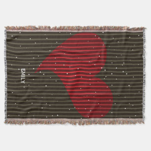 Niedliches Einfaches funkelndes Herz Decke