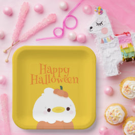 Niedliches Einfaches Halloween-Party Pappteller