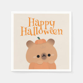 Niedliches Einfaches Halloween-Party Serviette