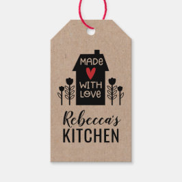 Niedliches Einfaches, mit Liebe-Kraft-Geschenkpapi Geschenkanhänger