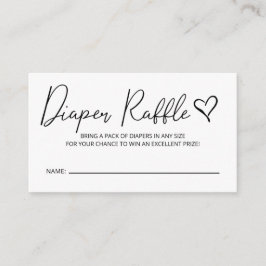 Niedliches einfaches Windelwaschgerät Begleitkarte